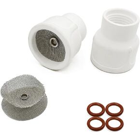 RX WELD #12 Ceramic (Twin Pack) White TIG Welding Cups