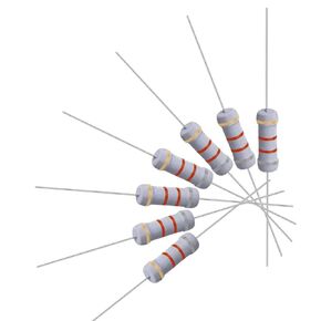 uxcell 100Pcs 8.2K Ohm Resistor, 1W 5% Tolerance Metal Oxide Film Resistors, Lead, Flame Proof for DIY Electronic Projects and Experiments