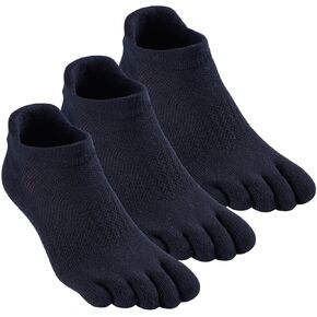 Toe Socks for Men and Women Five Fingers Athletic Running No Show Crew