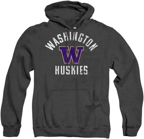 LOGOVISION University of Washington Official Huskies Logo Unisex Adult Pull-Over Hoodie in Kuwait