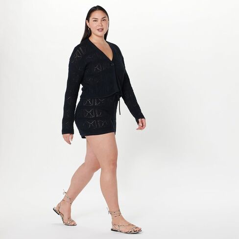 The Drop Women's Lee Crochet Cardigan in Saudi Arabia