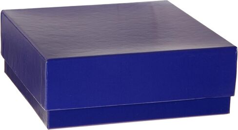 Heathrow Scientific HD2860CB Blue Cardboard Cryovial Box with Lid, 50mm Height (Pack of 12) in Saudi Arabia