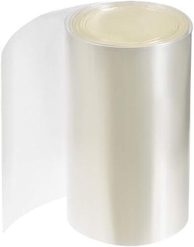 uxcell PVC Heat Shrink Tube 115mm Flat Width Wrap for Dual Layer 18650 2 Meter Clear in Saudi Arabia