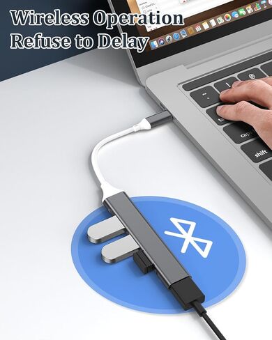 2 Pack USB Hub 3.0,4-Port USB to USB C Adapter, USB 2.0 Hub Ultra-Slim USB C Adapter USB Splitter,USB C Dock USB Extender for Laptop,iMac Pro,MacBook Air,Mac,USB to USB C,USB C to USB in Saudi Arabia