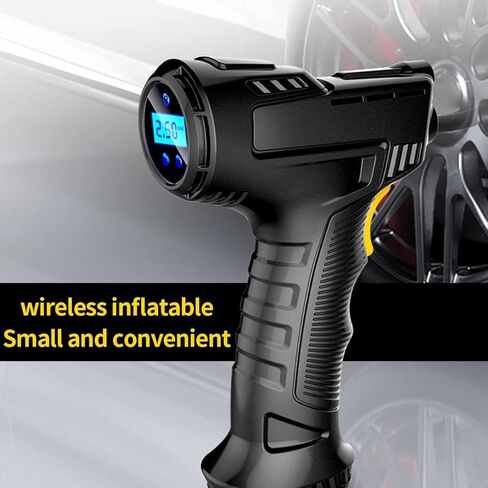 منفاخ لإطارات السيارة ضاغط هواء محمول مضخة لإطارات السيارات عجلة دراجة دراجة الكرة موتو 12 فولت كهربائية صغيرة قوية سريعة تضخيم in Kuwait