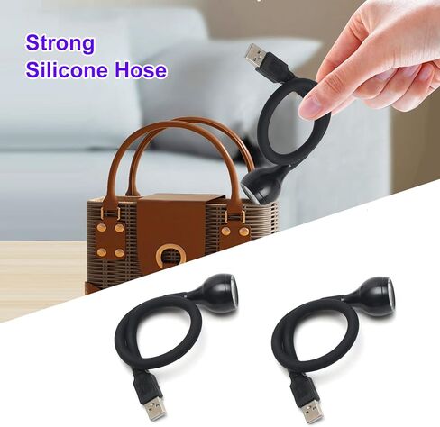 مصباح أظافر 3W395NM، مصباح بنفسجي، مصباح معالجة طلاء الأظافر، مصباح معالجة جل الراتنج، اكتشاف مضان الضوء الأسود، زينة الحفلات المضيئة، مصباح عنق الإوزة المرن المحمول المدمج USB (عبوتان) in Kuwait