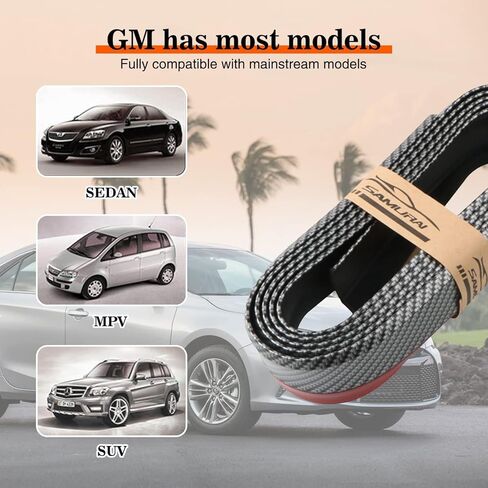 Pack-1 Car Front Bumper Lip Splitter Spoiler, Universal Vehicle Exterior Red Rubber Protector Compatible with Car Trucks SUV, Car Rear Strip Spoiler Car Decoration Accessories in Kuwait