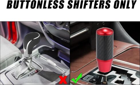 X AUTOHAUX Automatic Manual Gear Stick Shift Knob Transmission Gear Lever Stick Shifter Handle Carbon Fiber Pattern Blue in Saudi Arabia
