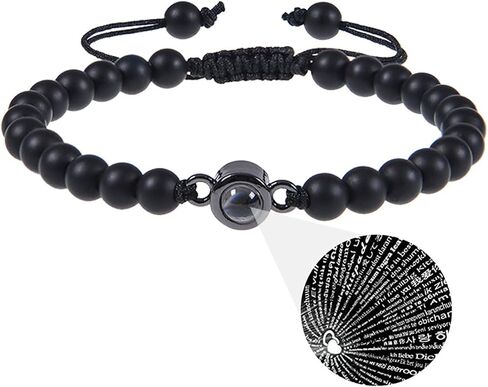 Long tiantian Retirement Gifts for Women Farewell Gifts Natural Stone Beaded Bracelet Compass Charm Bracelet Retirement Gifts for Women 2023 Coworker You Will Be Missed Bracelet for Men in Saudi Arabia