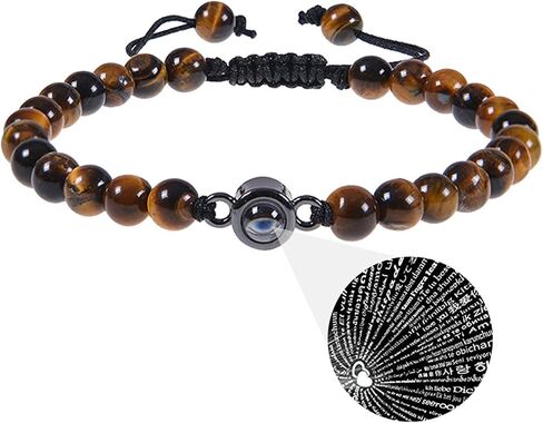 Long tiantian Retirement Gifts for Women Farewell Gifts Natural Stone Beaded Bracelet Compass Charm Bracelet Retirement Gifts for Women 2023 Coworker You Will Be Missed Bracelet for Men in Saudi Arabia