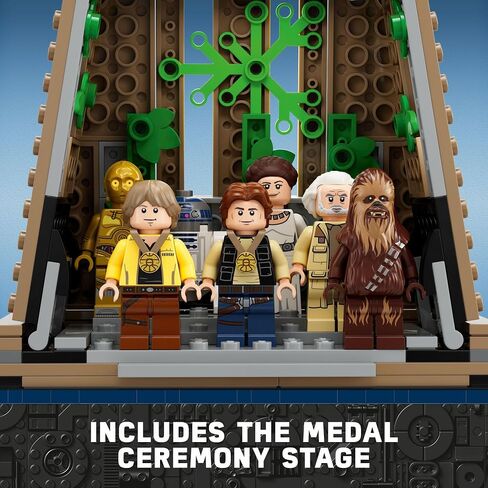 LEGO Star Wars A New Hope Yavin 4 Rebel Base, Star Wars Playset with a Command Room, Medal Ceremony Stage, Y-Wing Starfighter, 12 Star Wars Figures and More, Fun Gift for Kids Ages 8 and Up, 75365 in Saudi Arabia