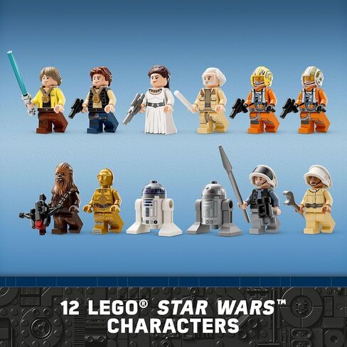 LEGO Star Wars A New Hope Yavin 4 Rebel Base, Star Wars Playset with a Command Room, Medal Ceremony Stage, Y-Wing Starfighter, 12 Star Wars Figures and More, Fun Gift for Kids Ages 8 and Up, 75365 in Saudi Arabia