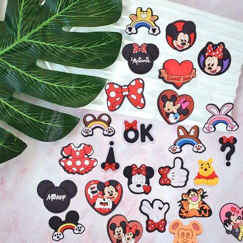 35 PCS Cartoon Shoe Charms for Girls Kids Cute Cartoon Charm Pack, PVC Shoe Decoration Charms, Cute Charms for Kids Girls Boys Teens Party Gifts in Saudi Arabia