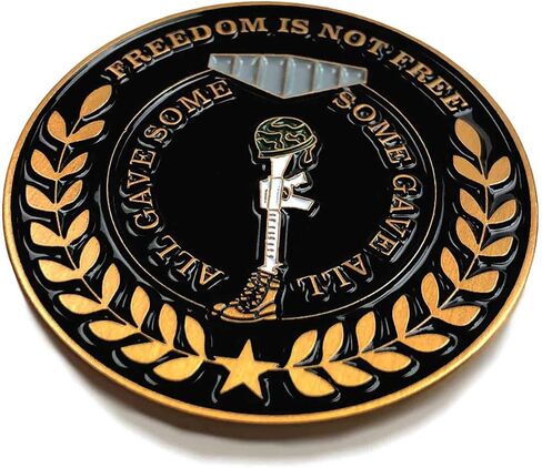 Vietnam Veteran Challenge Coin with Agent Orange Graphics Licensed Military Apparel Patriotic Products Gifts for Veterans Families and Retired VetFriends.com in Saudi Arabia