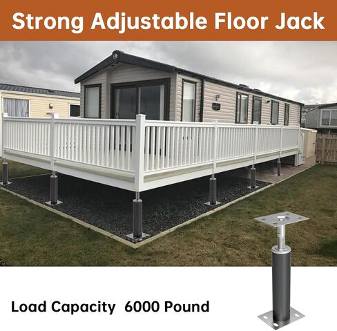 4 Pack House Jacks for Leveling Adjustable Floor Jack Post Floor Jack for House Telescoping Jack for Temporary Support, Adjustable Range 12 inch - 16 inch in Saudi Arabia