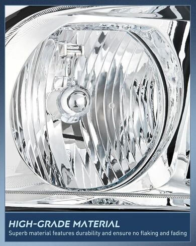 Nilight Headlight Assembly Compatible with 2005 2006 2007 2008 2009 Ford Mustang Headlamps Replacement Black Housing Clear Reflector Upgraded Clear Lens Driver and Passenger Side in Saudi Arabia