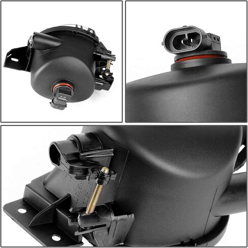 زوج من مصابيح الضباب الأمامية ذات العدسات المدخنة من Auto Dynasty متوافقة مع BMW E90 328i 328xi 325i 325xi 330i 330xi 06 07 08 in Kuwait