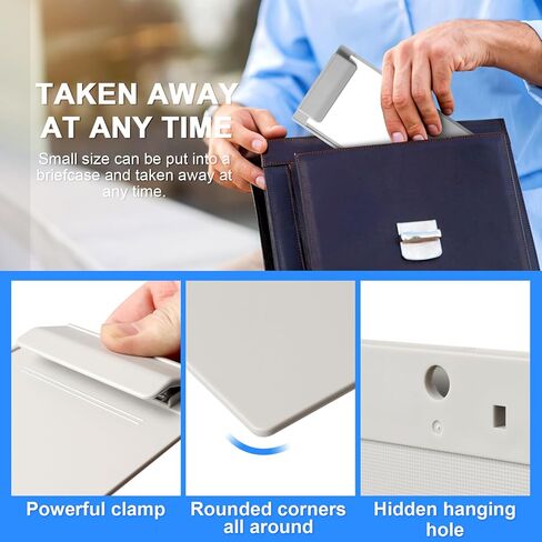 حافظة صغيرة مكونة من 4 قطع حافظة صغيرة بحجم A7 حافظة للجيب مقاس 9.4 × 4.6 بوصة حافظة منخفضة المستوى للمدرسة والمكتب والمستشفى، رمادي in Kuwait