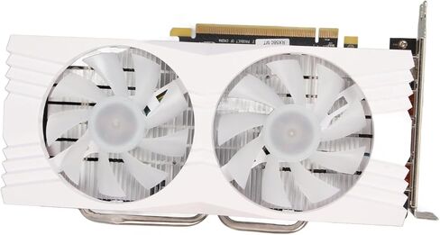 Jiawu Graphics Card, RX 580 8GB 256 Bit GDDR5 Computer Graphics Card, Dual Fan Low Profile Graphics Card with , Support PCI Express 3.0 x 16, Ideal for Gaming Office Work in Saudi Arabia