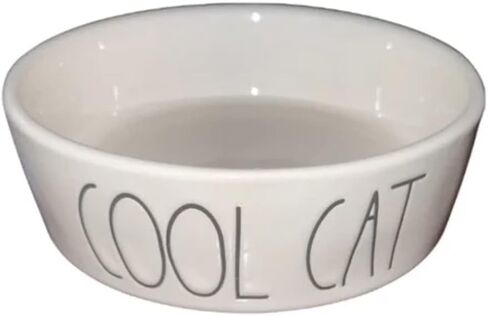 وعاء الحيوانات الأليفة للقطط من راي دان كول - 4.5 بوصة - سيراميك in Kuwait