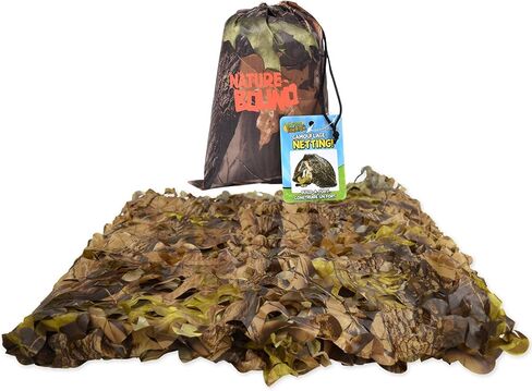 شبكة مموهة من Nature Bound للأطفال، مقاس 5 أقدام × 9 أقدام، نمط مموه للتخييم والصيد والمشي لمسافات طويلة واللعب الداخلي والخارجي in Kuwait