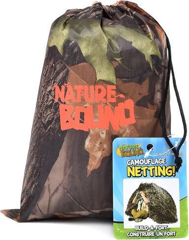 شبكة مموهة من Nature Bound للأطفال، مقاس 5 أقدام × 9 أقدام، نمط مموه للتخييم والصيد والمشي لمسافات طويلة واللعب الداخلي والخارجي in Kuwait