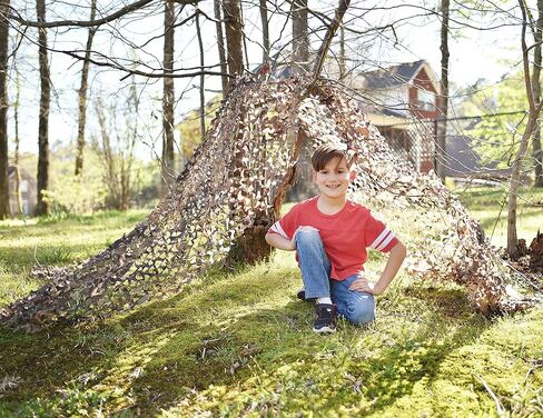 شبكة مموهة من Nature Bound للأطفال، مقاس 5 أقدام × 9 أقدام، نمط مموه للتخييم والصيد والمشي لمسافات طويلة واللعب الداخلي والخارجي in Kuwait