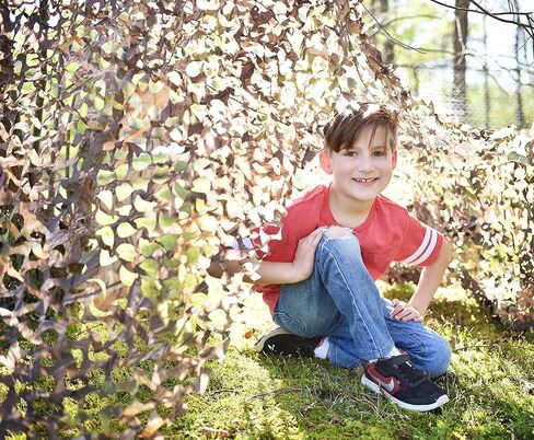 شبكة مموهة من Nature Bound للأطفال، مقاس 5 أقدام × 9 أقدام، نمط مموه للتخييم والصيد والمشي لمسافات طويلة واللعب الداخلي والخارجي in Kuwait
