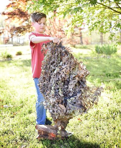 شبكة مموهة من Nature Bound للأطفال، مقاس 5 أقدام × 9 أقدام، نمط مموه للتخييم والصيد والمشي لمسافات طويلة واللعب الداخلي والخارجي in Kuwait