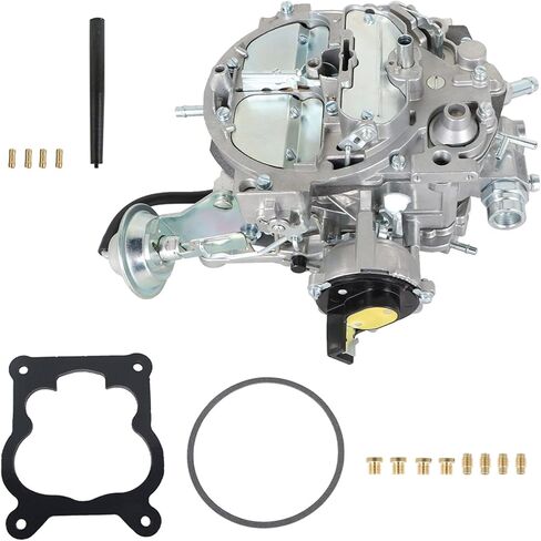 4 Barrel Carburetor Replacement for Rochester Quadrajet 650 CFM Replacement for Chevy Cars & Trucks 1982-1985 305-350 Engines Electric Choke W/Gaskets Jets 4 BBL Carb in Saudi Arabia