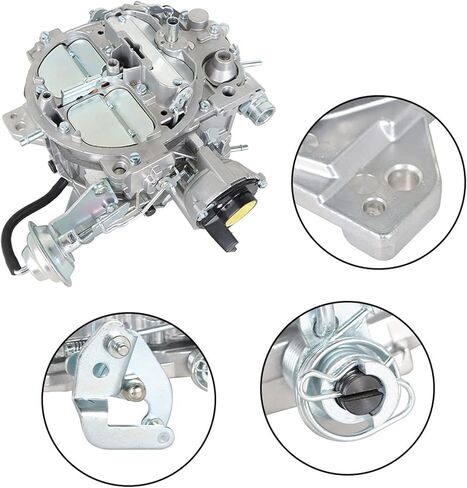 4 Barrel Carburetor Replacement for Rochester Quadrajet 650 CFM Replacement for Chevy Cars & Trucks 1982-1985 305-350 Engines Electric Choke W/Gaskets Jets 4 BBL Carb in Saudi Arabia