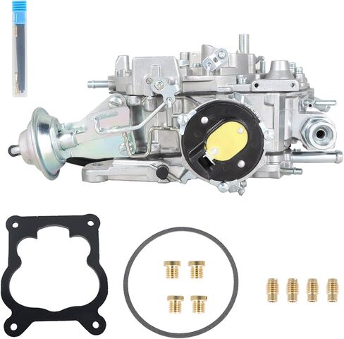 4 Barrel Carburetor Replacement for Rochester Quadrajet 650 CFM Replacement for Chevy Cars & Trucks 1982-1985 305-350 Engines Electric Choke W/Gaskets Jets 4 BBL Carb in Saudi Arabia