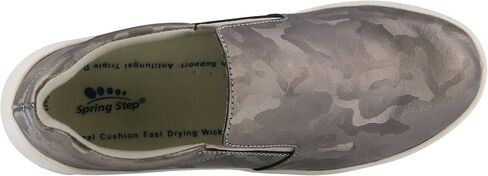 Spring Step Professional Women's WAEVO-CAMO Uniform Dress Shoe, Silver, 7 in Saudi Arabia