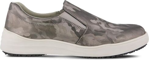 Spring Step Professional Women's WAEVO-CAMO Uniform Dress Shoe, Silver, 7 in Saudi Arabia