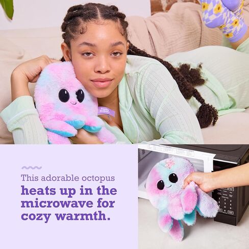 ماذا تفعل؟ Happy Helpers Octopus Plush - وسادة تدفئة لطيفة معطرة باللافندر للتشنجات - قشريات الحيض in Kuwait