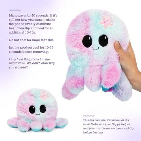 ماذا تفعل؟ Happy Helpers Octopus Plush - وسادة تدفئة لطيفة معطرة باللافندر للتشنجات - قشريات الحيض in Kuwait