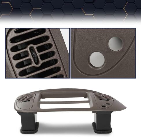 إطار لوحة القيادة المركزية PIT66 متوافق مع Ford F150 Expedition 1997 1998 1999 2000 2001 2002 2003 أسود in Saudi Arabia