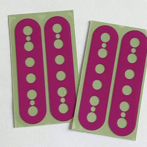 Pickup Stickers for Humbucker // Ibanez RG - Black in Saudi Arabia
