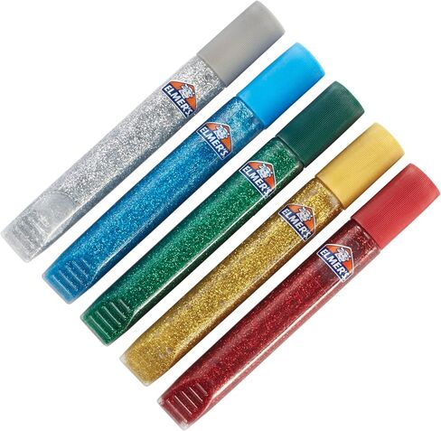 Elmer's Glitter Slime Kit, Liquid Glitter Glue, Assorted Colors, with Glue Slime Activator, 4 Count in Saudi Arabia