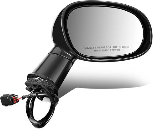 DNA Motoring OEM-MR-CH1320277 Factory Style Powered Adjustment Mirror with Manual Folding Function Left Side Mirror Compatible with 07-11 Nitro in Saudi Arabia