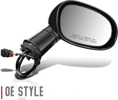 DNA Motoring OEM-MR-CH1320277 Factory Style Powered Adjustment Mirror with Manual Folding Function Left Side Mirror Compatible with 07-11 Nitro in Saudi Arabia
