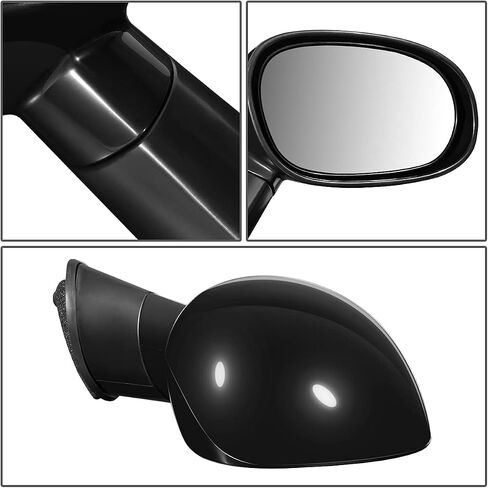 DNA Motoring OEM-MR-CH1320277 Factory Style Powered Adjustment Mirror with Manual Folding Function Left Side Mirror Compatible with 07-11 Nitro in Saudi Arabia