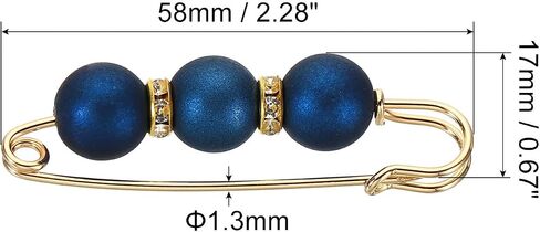 MECCANIXITY Pearl Brooch Pins Faux Pearl Clips in Saudi Arabia