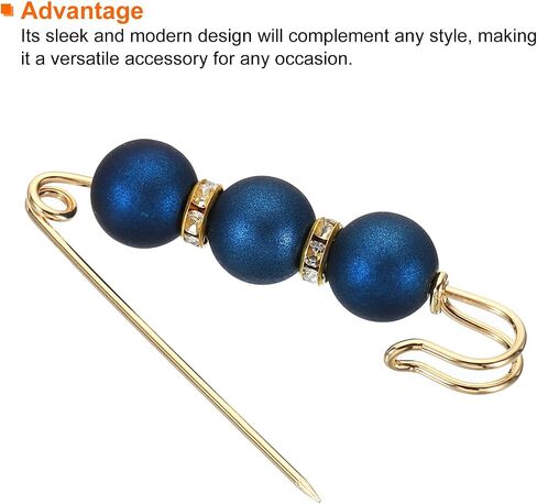 MECCANIXITY Pearl Brooch Pins Faux Pearl Clips in Saudi Arabia