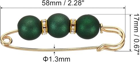 MECCANIXITY Pearl Brooch Pins Faux Pearl Clips in Saudi Arabia