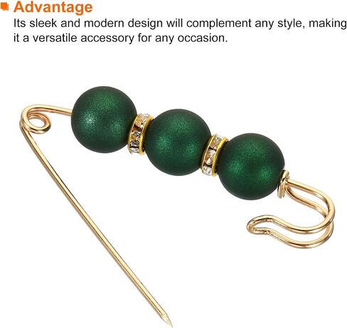 MECCANIXITY Pearl Brooch Pins Faux Pearl Clips in Saudi Arabia