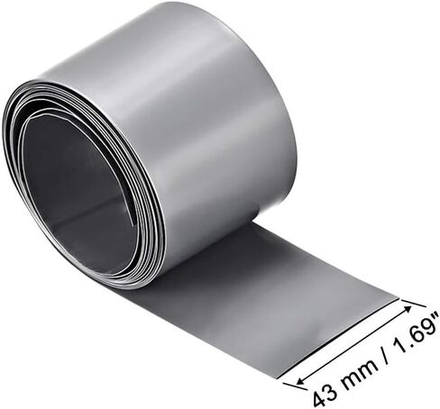 uxcell PVC Heat Shrink Tube 43mm Flat Width Wrap for Single5 Meter Orange in Saudi Arabia