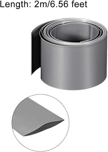 uxcell PVC Heat Shrink Tube 43mm Flat Width Wrap for Single5 Meter Orange in Saudi Arabia