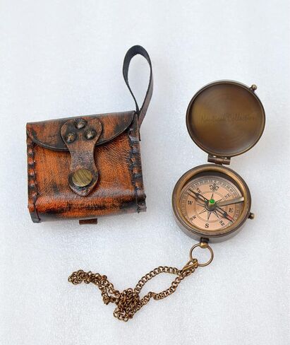 “So You Can Always Find Your Way Back Home" Quote Engraved Compass | Unique Gifts for Son, Father, Love, Partner, Spouse, Fiancé.-Steampunk Accessory-Beautiful Handmade Gift in Kuwait