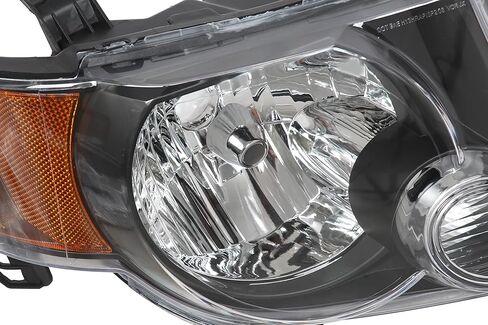 JX Racing * الملحقات * المصابيح الأمامية للأداء متوافقة مع 2008 2009 2010 2011 2012 Ford Escape Black Housing زوج ركن العنبر in Kuwait